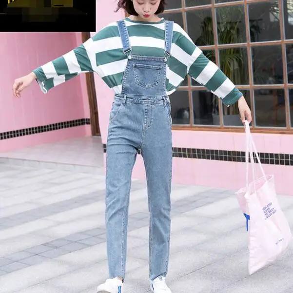 2020 женский джинсовый комбинезон Mori офисный повседневный с карманами без рукавов