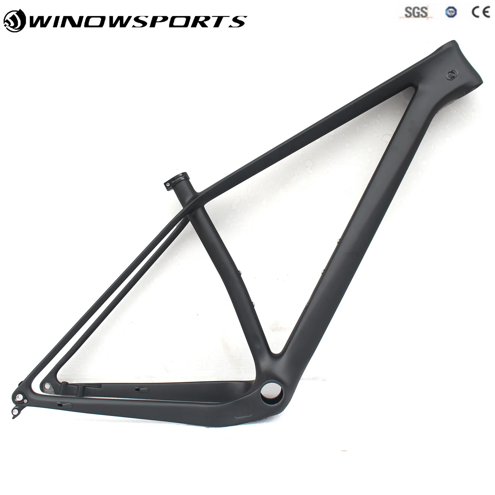 29er Boost MTB углеродная рама 148x12 мост через 29 дюймов размер 15/17/1" Поддержка 29er* 3,0 шины диск рама 29 гоночный горный велосипед - Цвет: Black matte