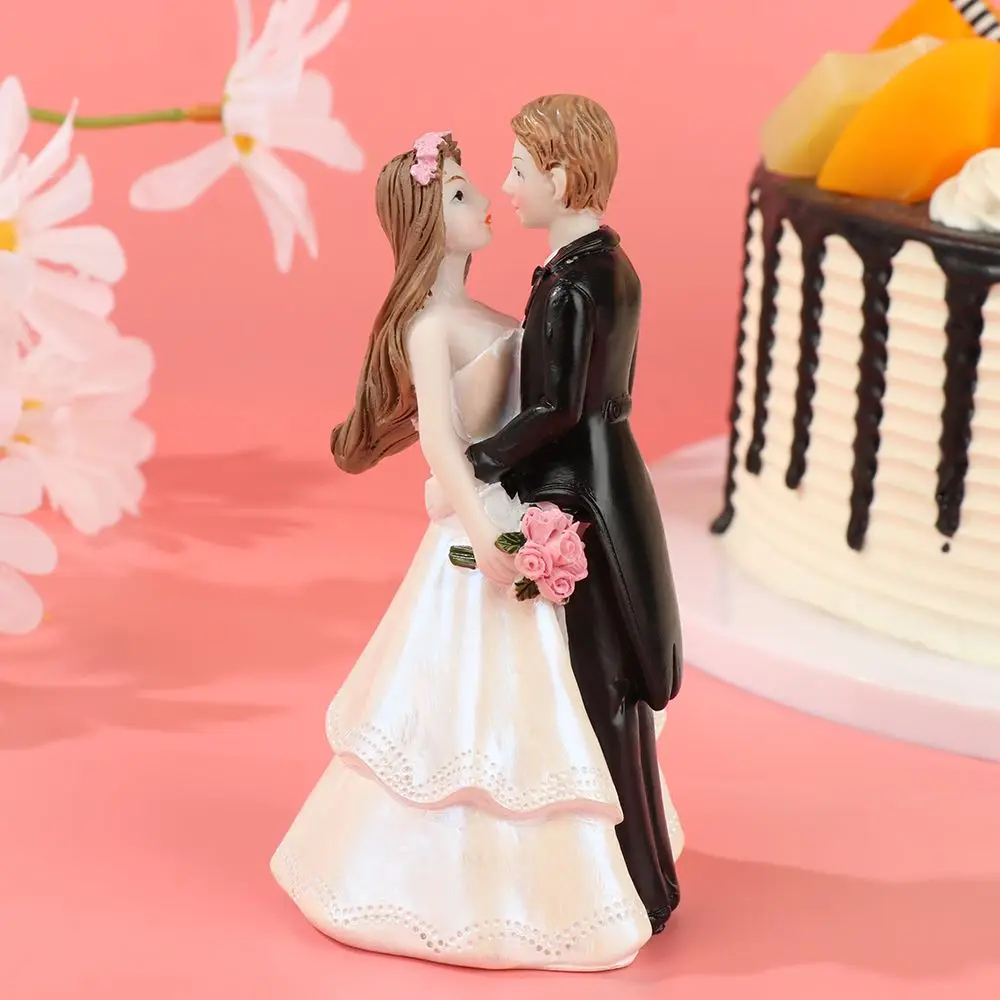 Романтический Топпер для торта невесты жениха пары свадебное украшение день