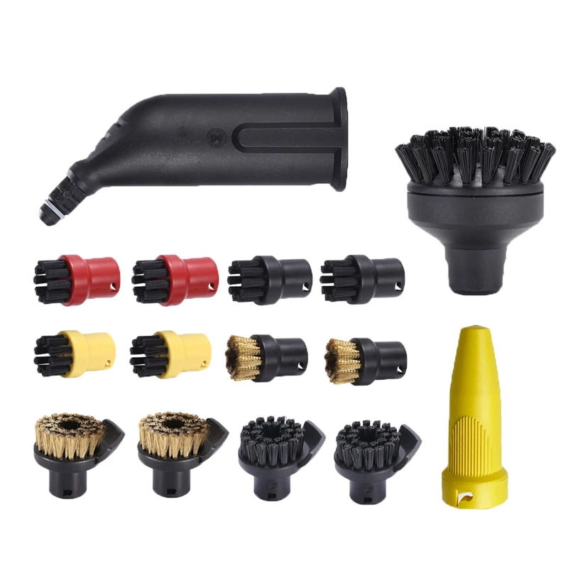 

For Karcher Accessories SC Series SC1 SC2 SC3 SC4 SC5 Steam Cleaner Extension Nozzle Head Small Round Brushes Brush Kits Parts