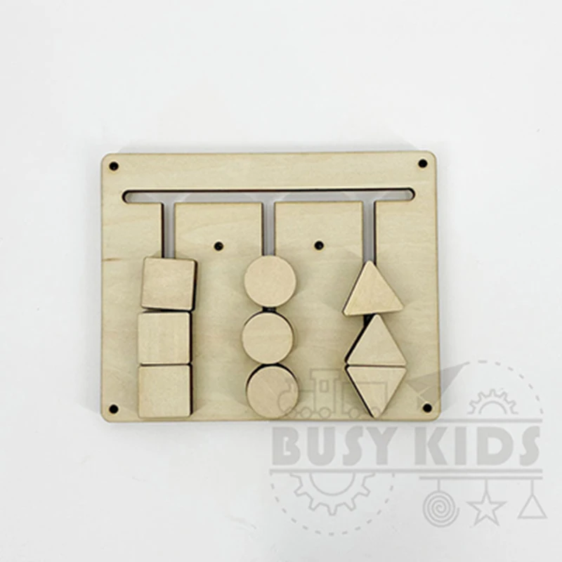 Блокировка сделай сам аксессуары для занятой доски обучающая помощь Монтессори