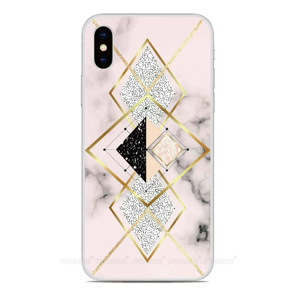 Geometric Marble Silicone Cover For Umidigi Bison A7S A3X A3S F2 F1 Play X One Max A5 A3 A7 S3 S5 A9 Pro Power 3 Phone Case | Мобильные