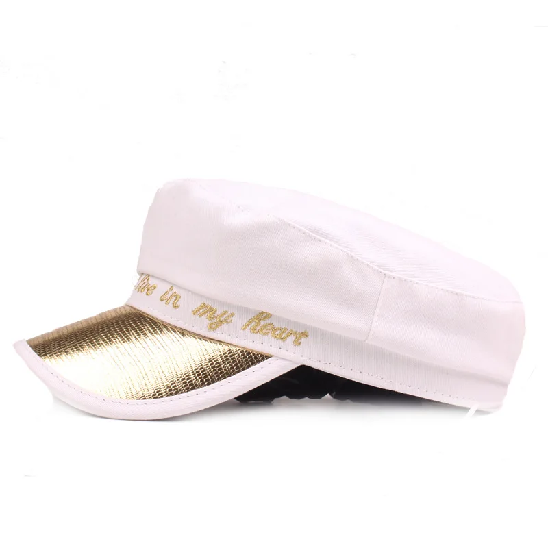 Элегантные женские модные кепки SILOQIN с надписью армейские военные шапки мужская