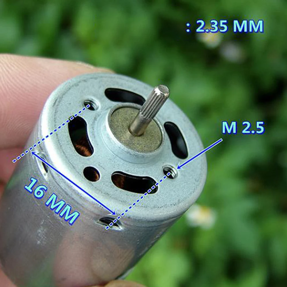 Mabuchi 360 10500 мотор редуктор постоянного тока 12V 15V 24V 7000 об/мин высокого Скорость