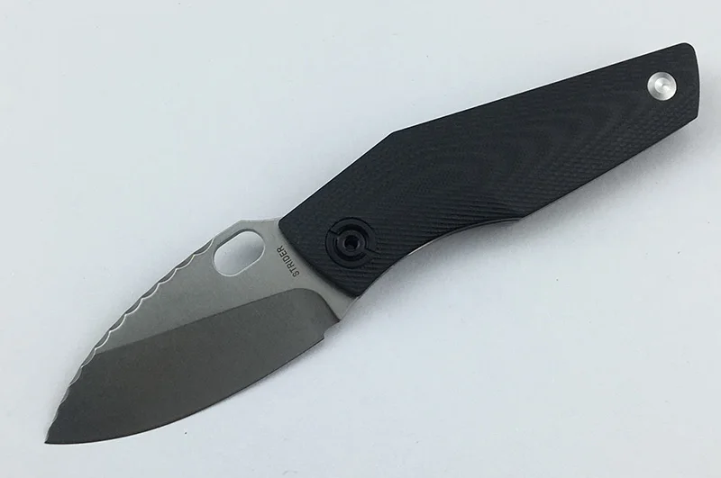 G10 B LEMIFSHE SJ75 маленький БАК складной нож D2 лезвие TC4 титановый сплав+ G10. Ручка из углеродного волокна Открытый Кемпинг нож для фруктов EDC - Цвет: G10 B