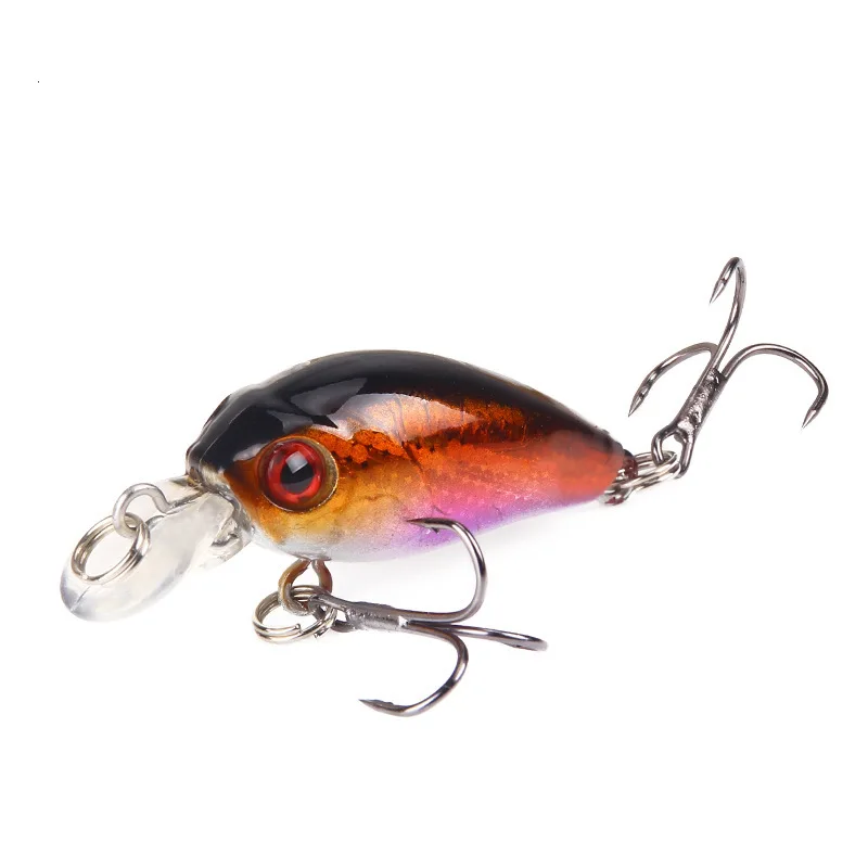 

Crank Bait Fishing Lures 2019 4.5cm Weights 3.8g Small Rock Lures Topwater Lure Isca Artificial Wobbler Fake Fish Carp Bait
