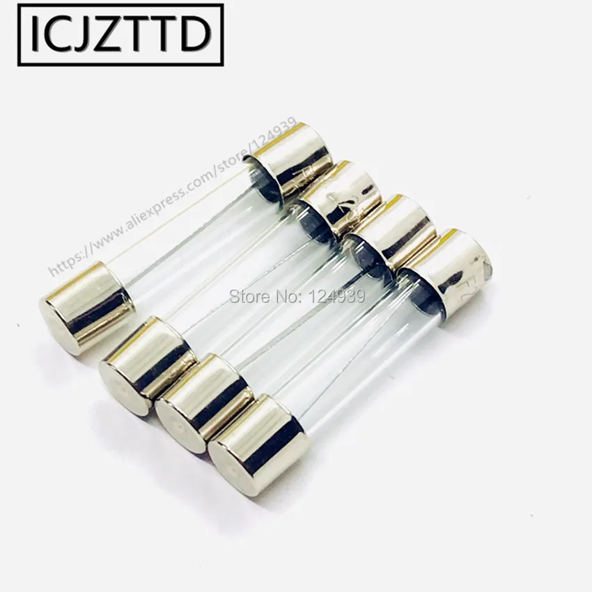 Предохранитель стеклянный 6x30 мм Ф 4А, быстроразъединяемый, 4А, 100 шт./коробка, 6 мм, 30 мм.