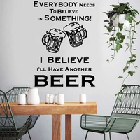exquisite beer wall sticker pvc wall art stickers modern fashion wallsticker for living room company school office decoration