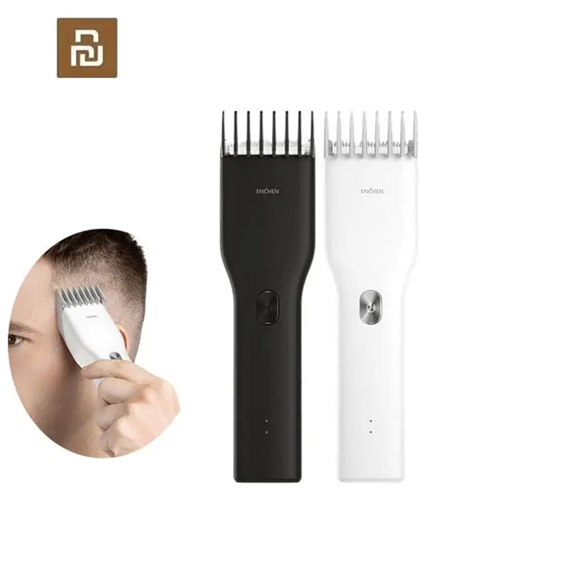 

NEW2022 Youpin Enchen Boost USB Electric Hair Clipper Two Speed Ceramic Cutter Hair Fast Charging Hair Trimmer Children Hair