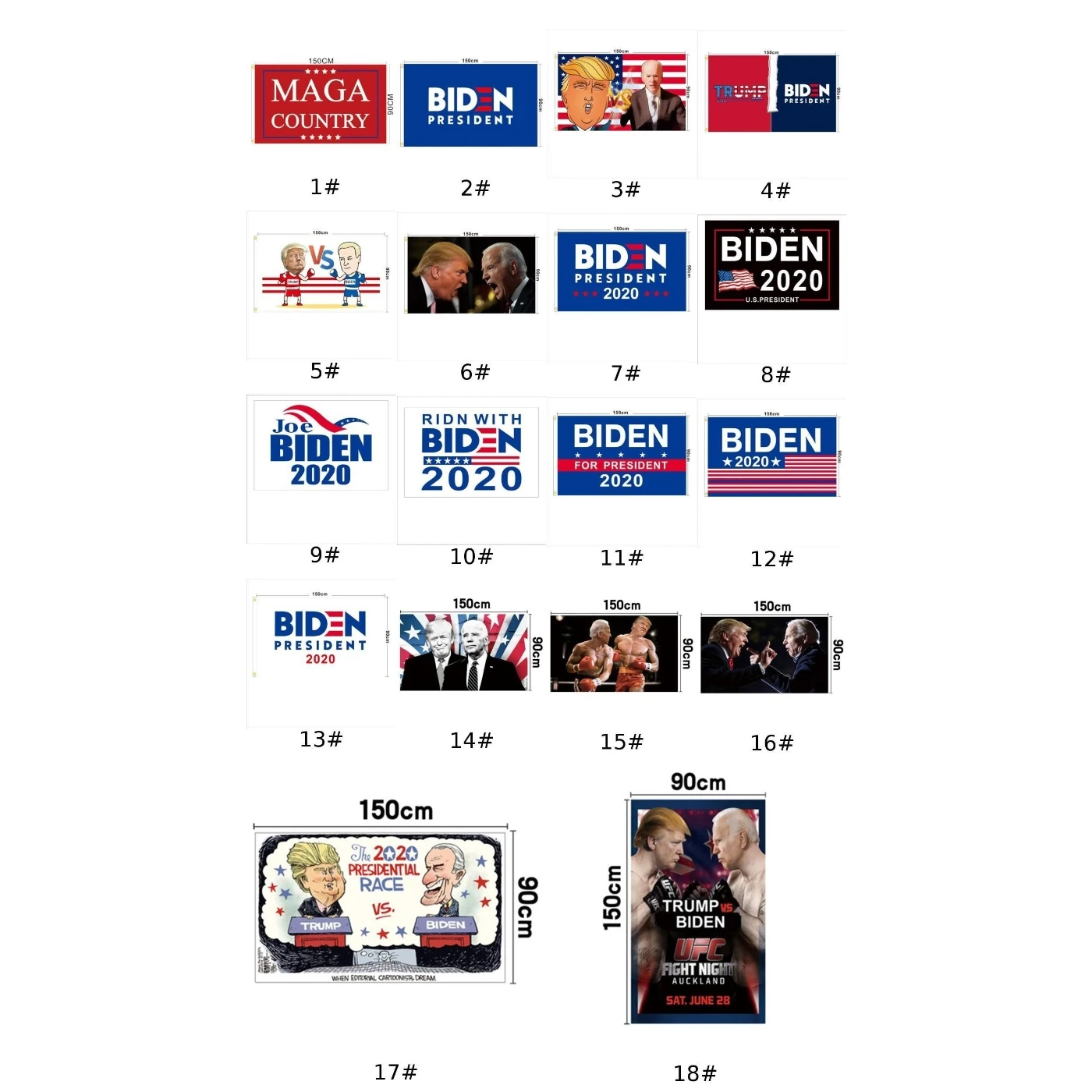 Полиэстер ткань баннер 2020 Joe Biden флаг избранный президент темно синий|Флагшток из