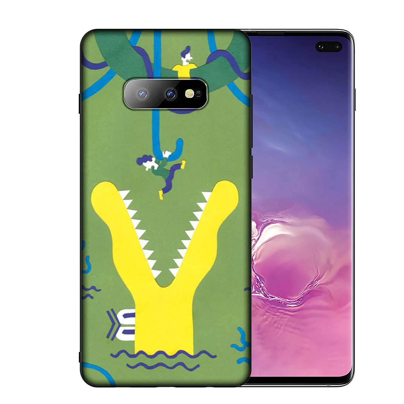 Мягкий силиконовый чехол IYICAO с изображением животных крокодила для Samsung Galaxy S20 Ultra