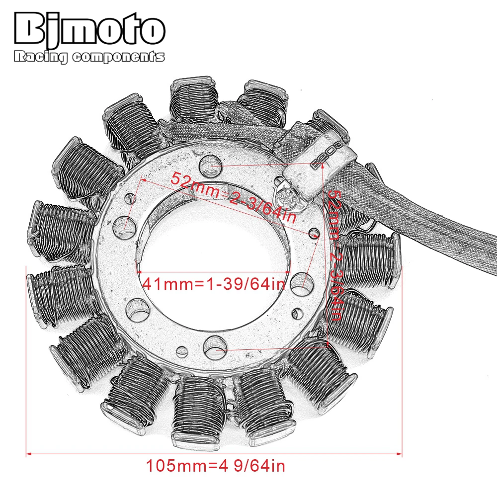 Катушка статора генератора мотоцикла YXM 700 для Yamaha 1XD 81410 00 5B4 YXM700 Viking 2014 2015 2016