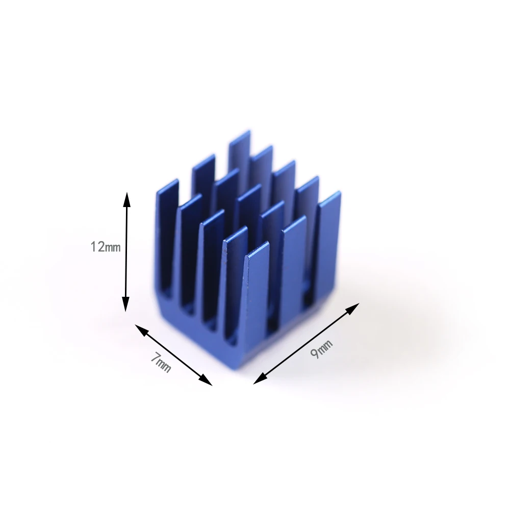 Для Raspberry Pi 4B теплоотвод 3 шт. Cooper Алюминий радиатора охлаждения комплект