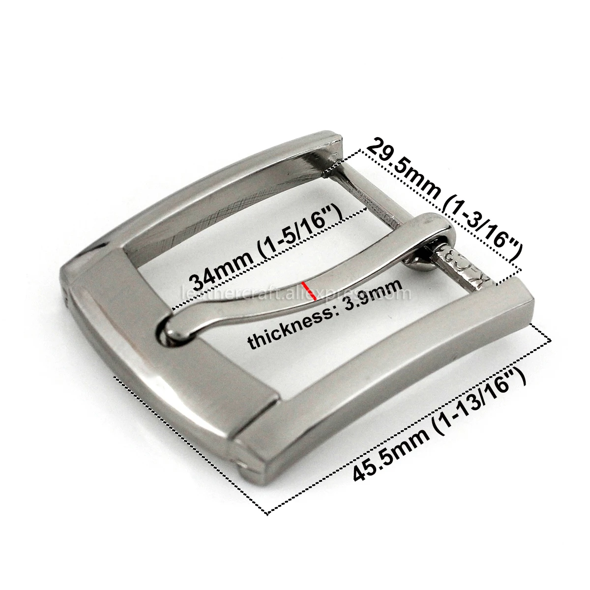 1 шт. 30 мм металлическая пряжка с тремя скользящими ремнями средняя центральная