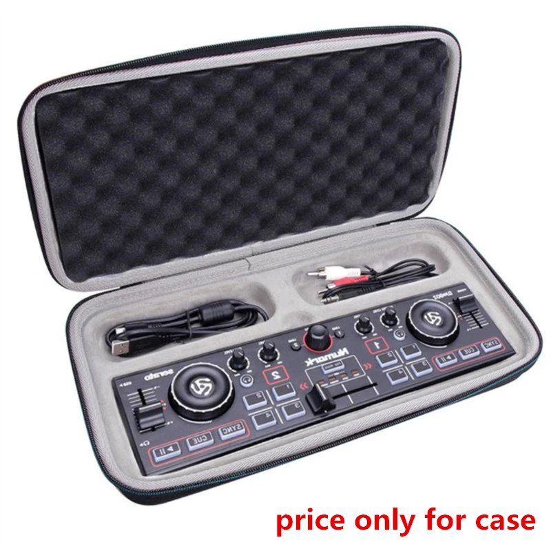 

1PC Hard Case Travel Bag Professional Audio DJ Mixer Console Protector For Numark DJ2GO2 Touch Pocket DJ