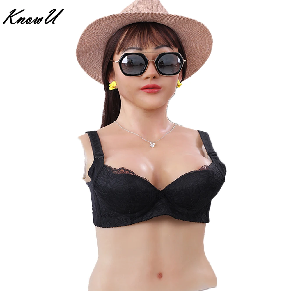 Силиконовая женская накидка с животом и глазами от KnowU| |