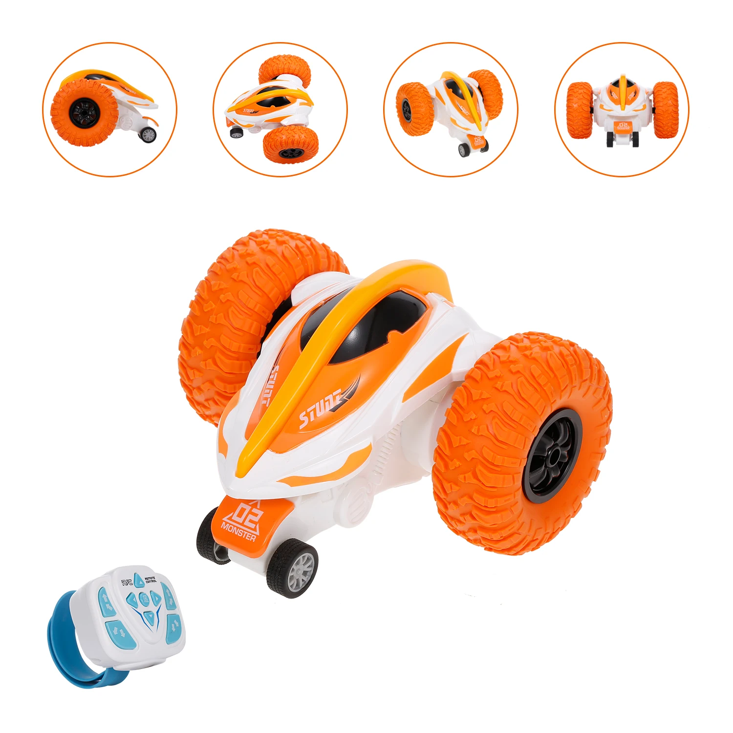 RC автомобиль 2 4G трюк Дрифт деформации багги Рок Гусеничный ролл 360 градусов флип