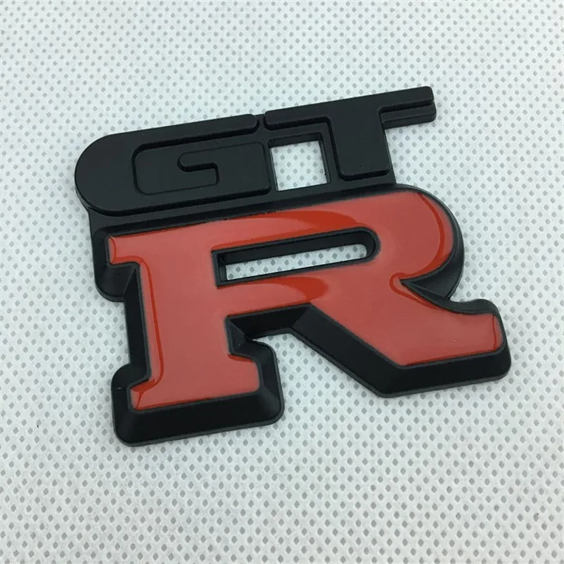 Металлическая хромированная 3D Автомобильная эмблема GTR автомобильная наклейка