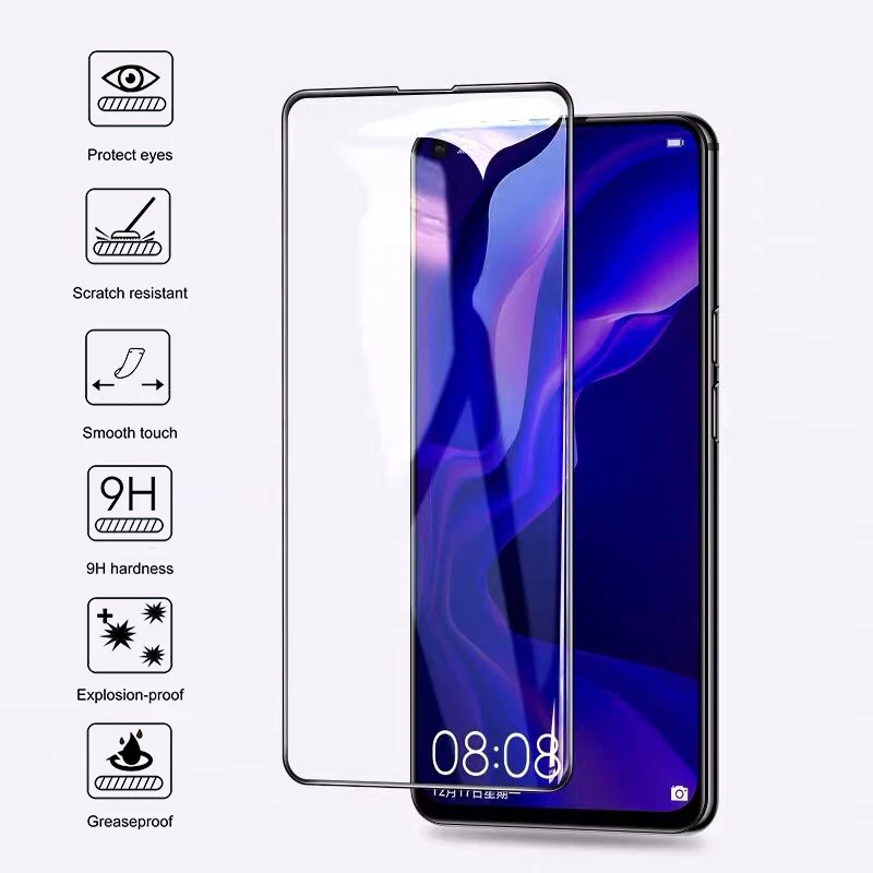 Полное покрытие Защитное стекло для Huawei Nova 7 6 Se 5 Pro 5T защита экрана закаленное 4 4e 3