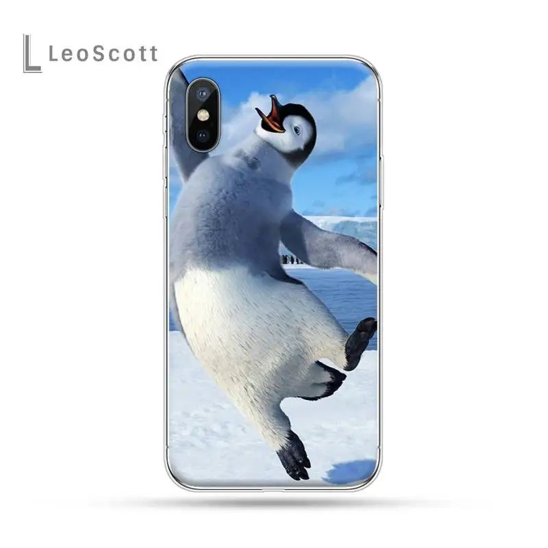 

penguin happy feet cute animal Phone Case For iphone 12 5 5s 5c se 6 6s 7 8 plus x xs xr 11 pro max