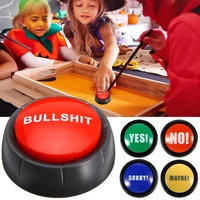 talking button bullshit maybe no sorry yes sound button toys home office party funny gag toy for funny party new vocal toys