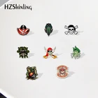 Декоративные булавки для ювелирных изделий, пираты из Карибский Капитан акрила, эпоксидная смола, значки с героями мультфильмов