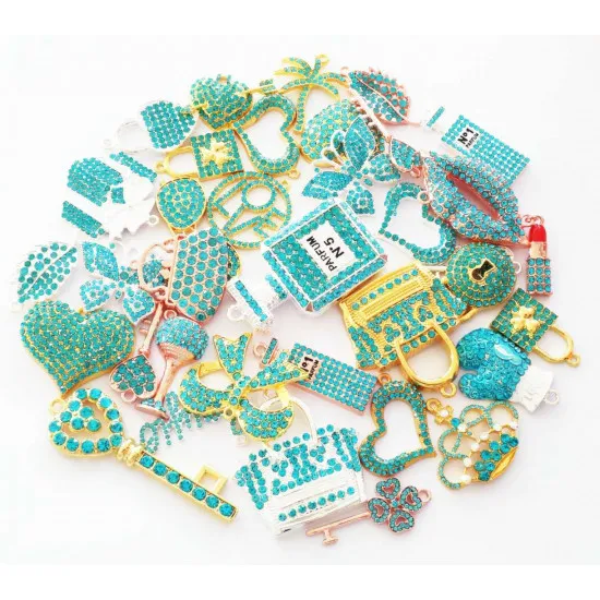 

35pcs Mixed charms picked at random for women DIY jewelry accessories 01