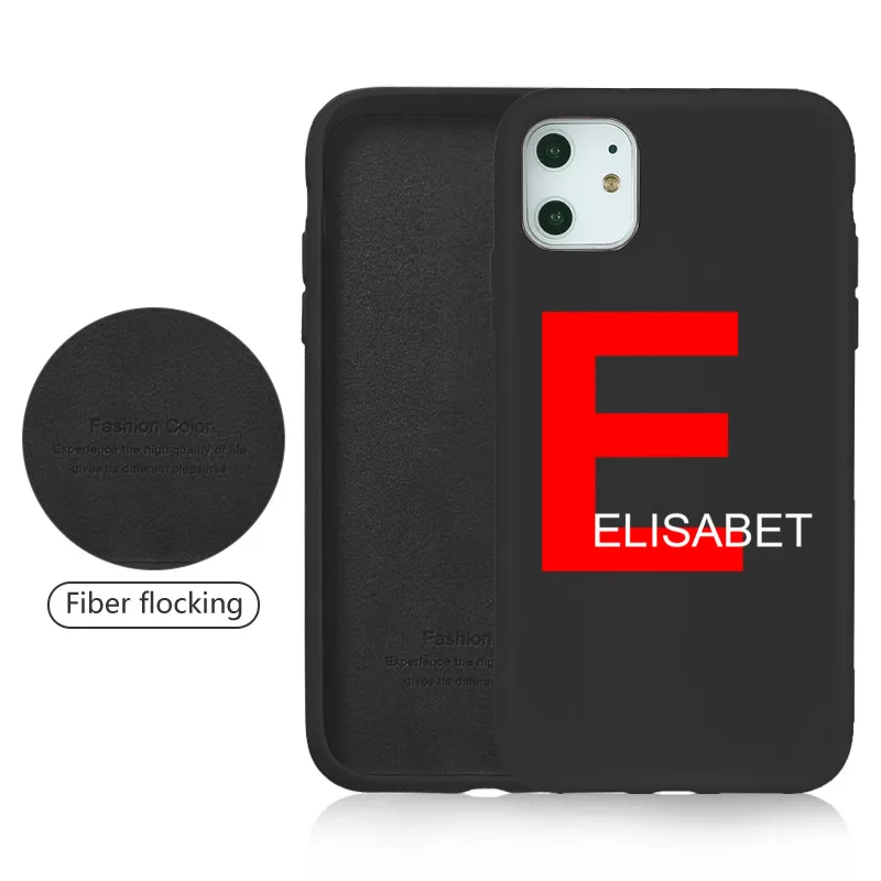 

Custom Luxury Brand Design letter Phone Cases For iPhone 12 11 Pro Max Mini XR XS MAX 8 X 7 SE 2020 Back Cover