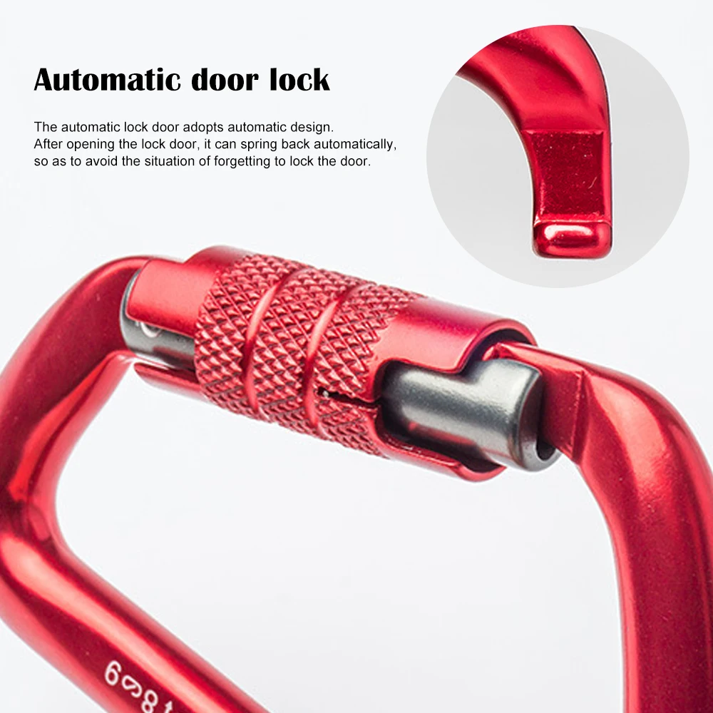 Альпинистский крюк для рюкзака Карабин зажим Авто замок d образный брелок