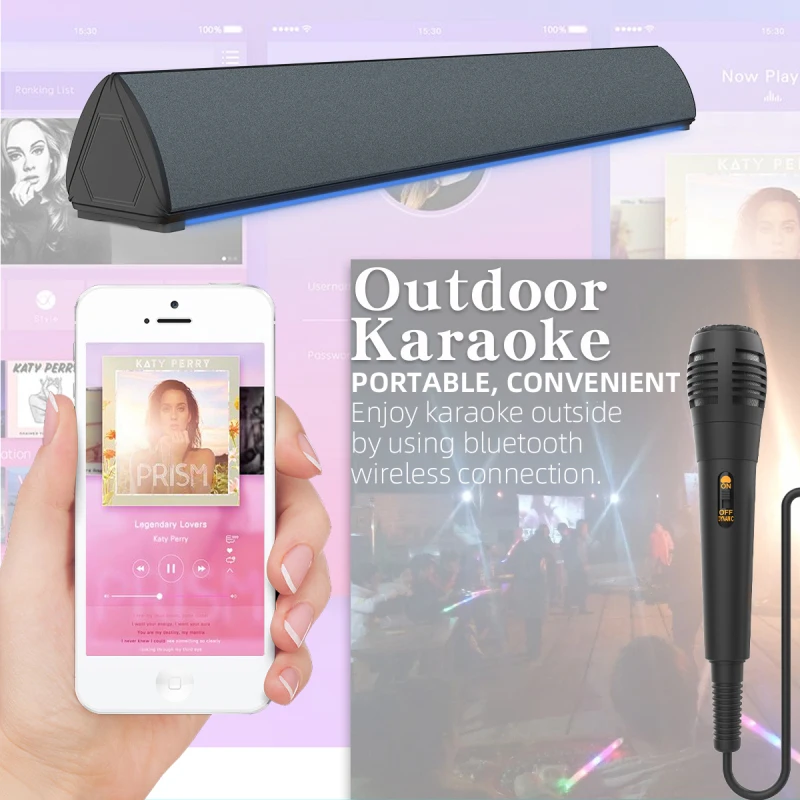

Беспроводная ТВ звуковая панель с дистанционным управлением Поддержка Bluetooth 5,0 USB Домашнее аудио 3D сабвуфер Саундбар для ПК ТВ динамик