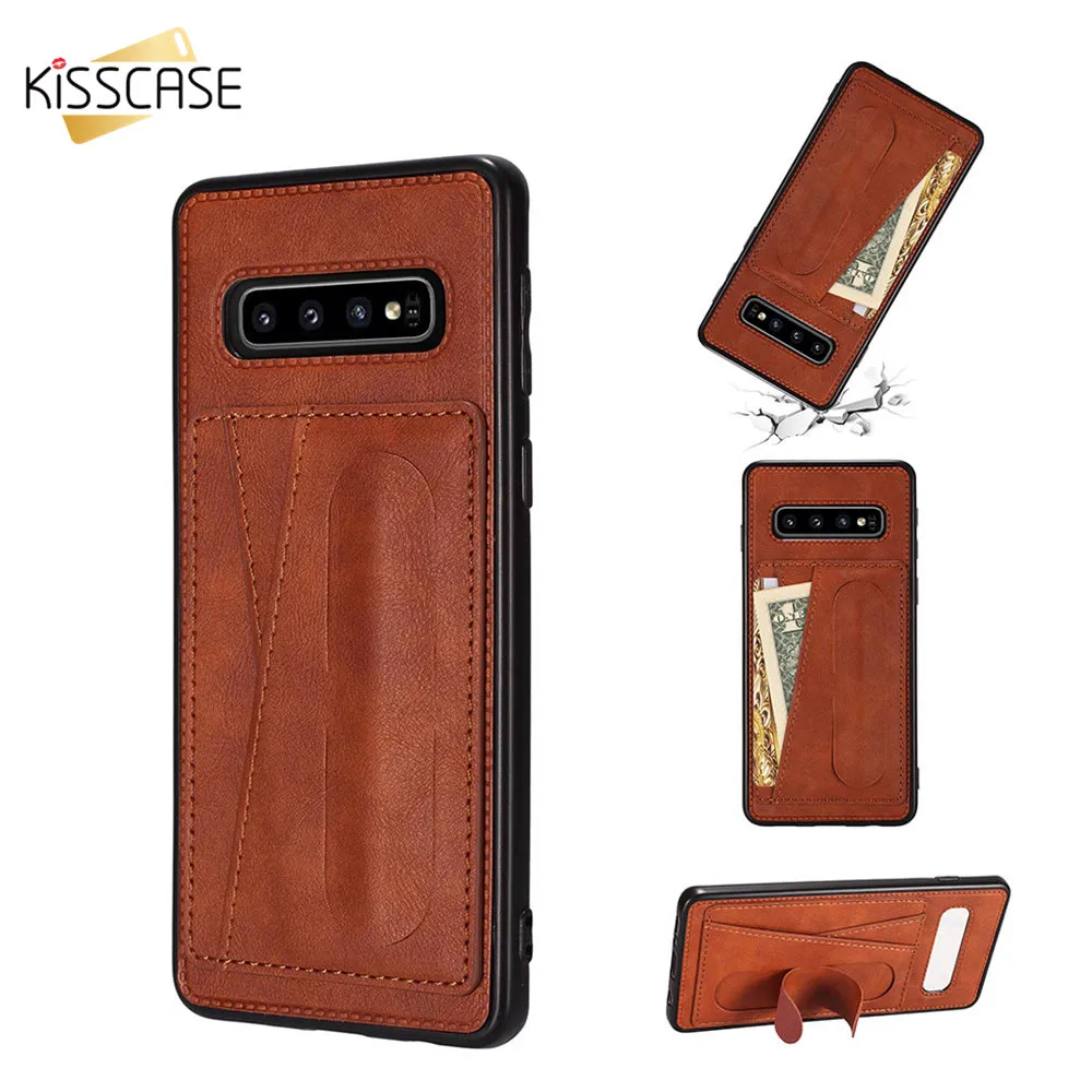 KISSCASE samsung a50 чехол samsung a70 чехолsamsung a50 case samsung a70 case чехол для samsung Galaxy A70 A50 A30 A20 слот для карт PU кожаный чехол-подставка для samsung Note 10 Plus 10 9 S10 S9
