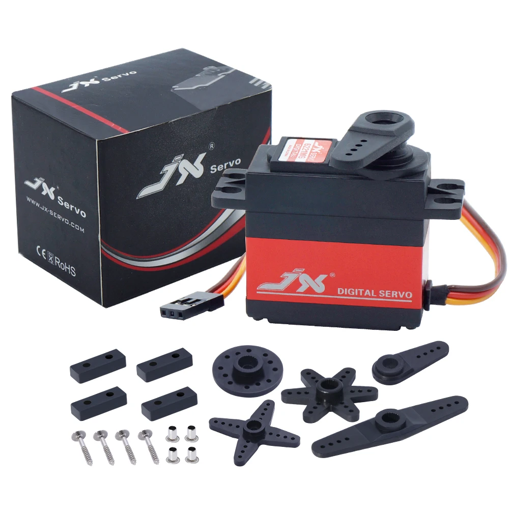 Высокоскоростной цифровой Стандартный Серводвигатель JX Φ 20 кг с металлической