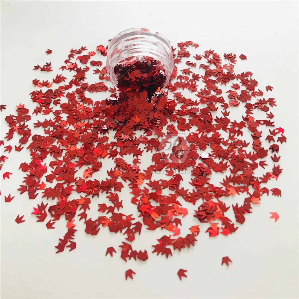 

PrettyG 10 г-200 г красный 4 мм в форме короны лазерные блестки для смолы Сделай Сам Искусство ремесло украшение для ногтей аксессуары LB300