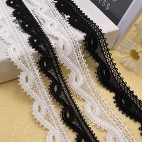 fine milk silk lace barcode clothing accessories unilateral wave embroidery water soluble embroidery lace