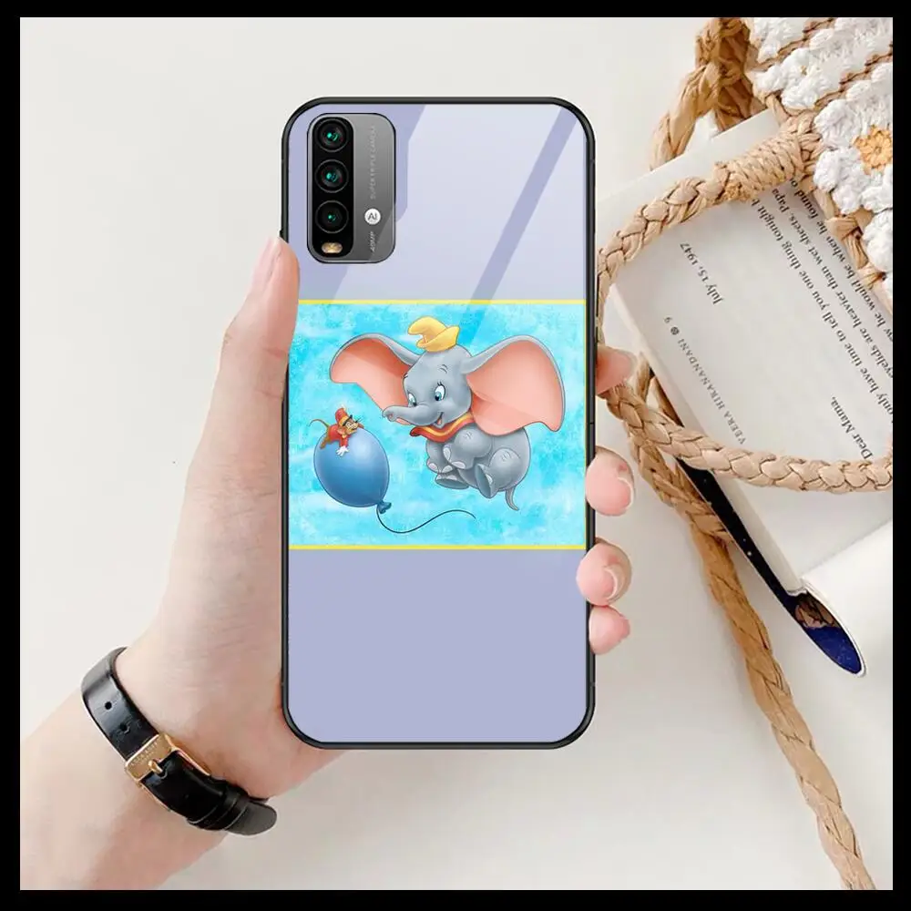 

Dumbo disney lovely Phone Case For XiaoMi Redmi 11lite ultra 9 8A 7A 6 A Pro T 5G K40 Anime Black Cover Silicone Back Pret