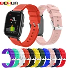 20 ремешок для часов, мм силиконовый браслет для Xiaomi Huami Amazfit GTS ремешки смарт-браслет спортивные Сменные аксессуары ремешки для часов