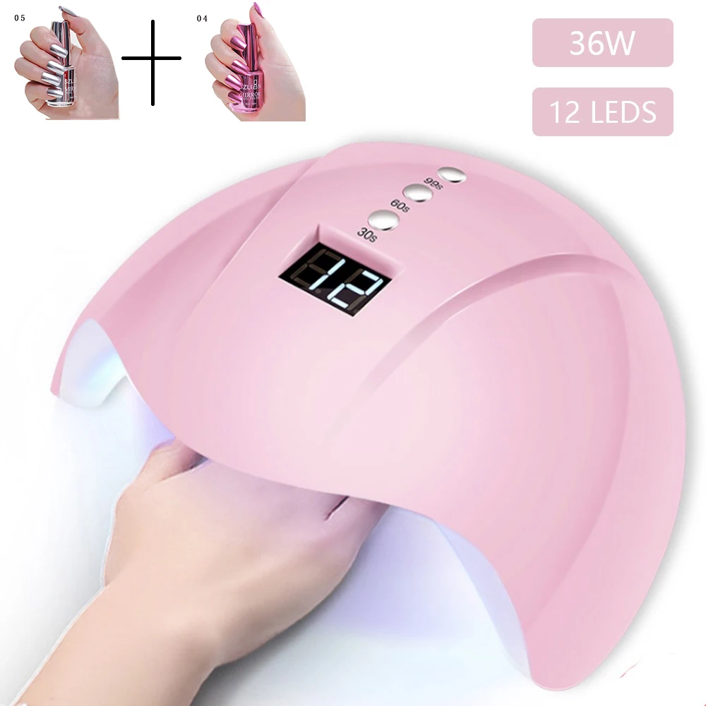 Лампа для маникюра светодиодный Сушилка для ногтей 120W USB гелевая лампа для ногтей, осушающая лампа для гель Лаки с лак для ногтей Авто Маникюр Сенсор - Цвет: 27