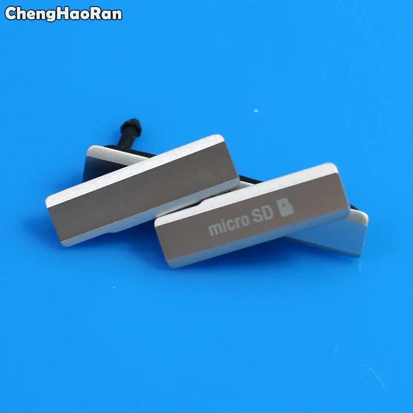 ChengHaoRan Micro SD Card + SIM-карта USB-разъем для зарядки Пылезащитная заглушка блок чехол Sony