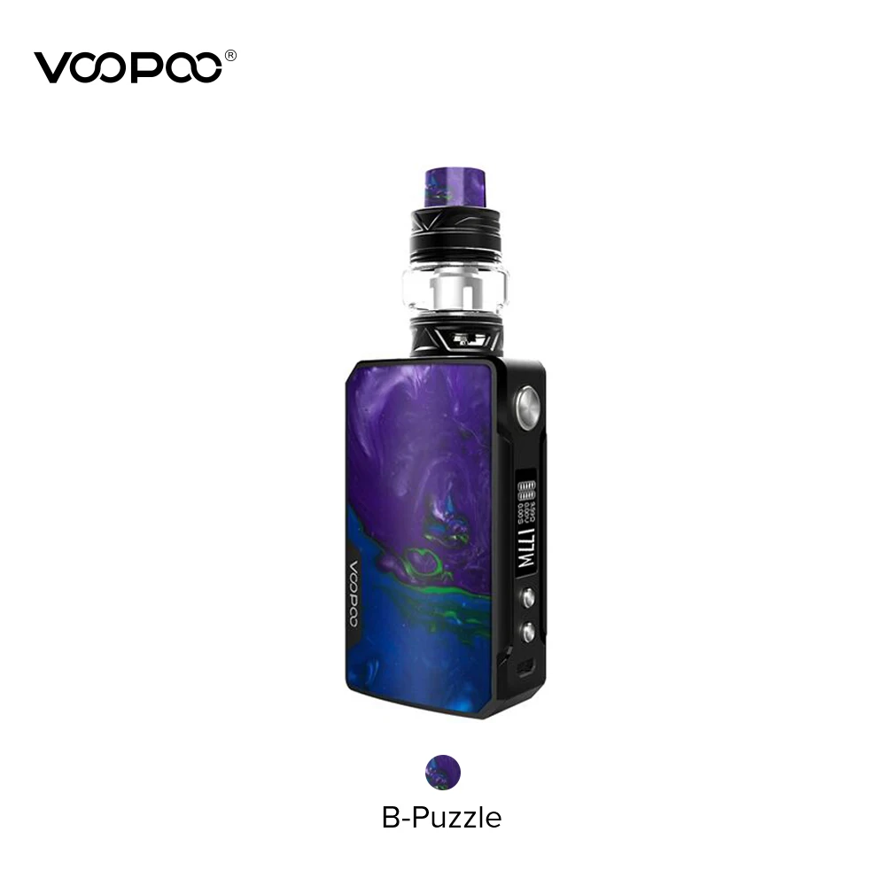 VOOPOO DRAG 2 Коробка мод 5 мл Uforce T2 Танк Uforce U2 N3 катушка 177 Вт максимальный выход Электронная сигарета против Voopoo Drag Mini - Цвет: B-Puzzle