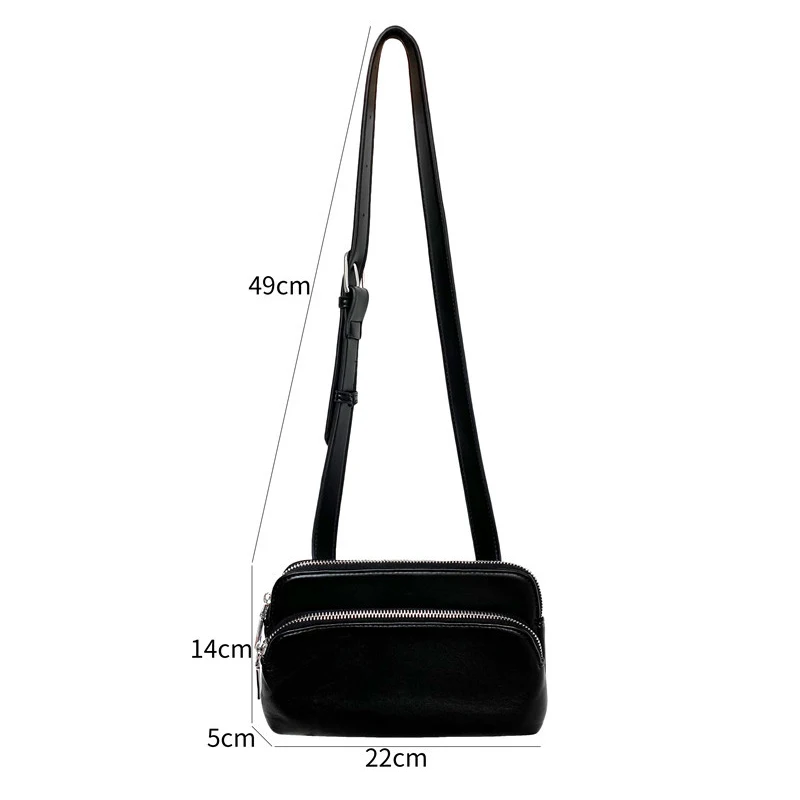 Поясная Сумка ZD1607 черная водонепроницаемая из искусственной кожи |