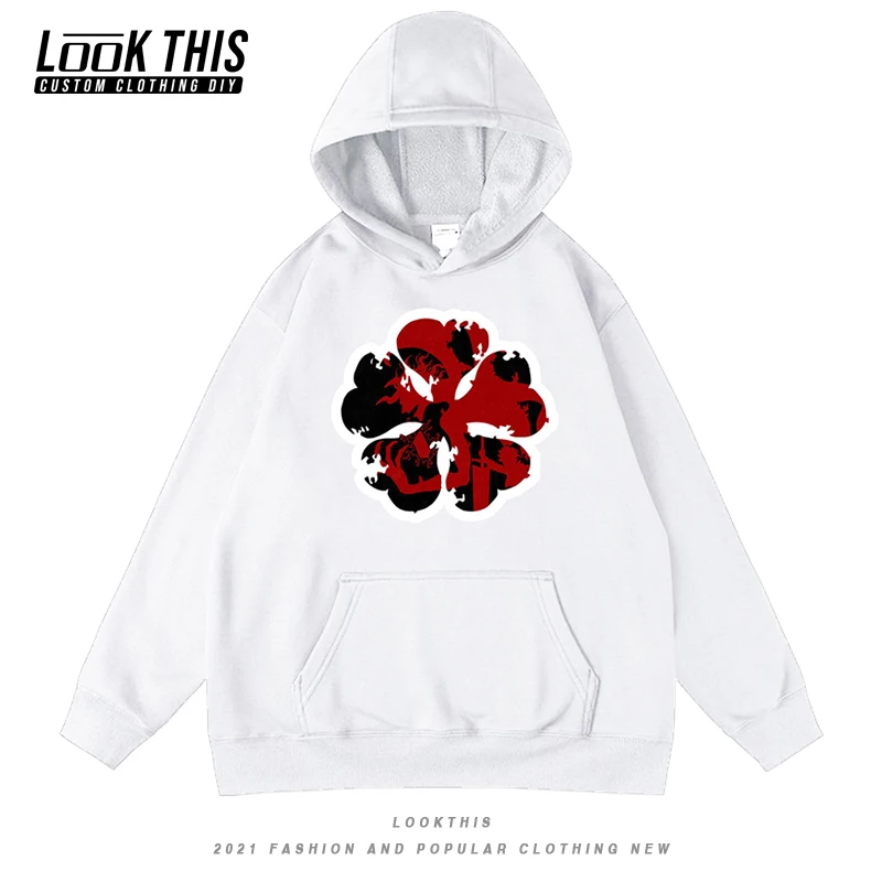 

Black Clover Japanese Manga Men's Hoodies Sweatshirts Cartoon Character Printing Oversized Hoodie Hooded Sweatshirt Unisex Tops