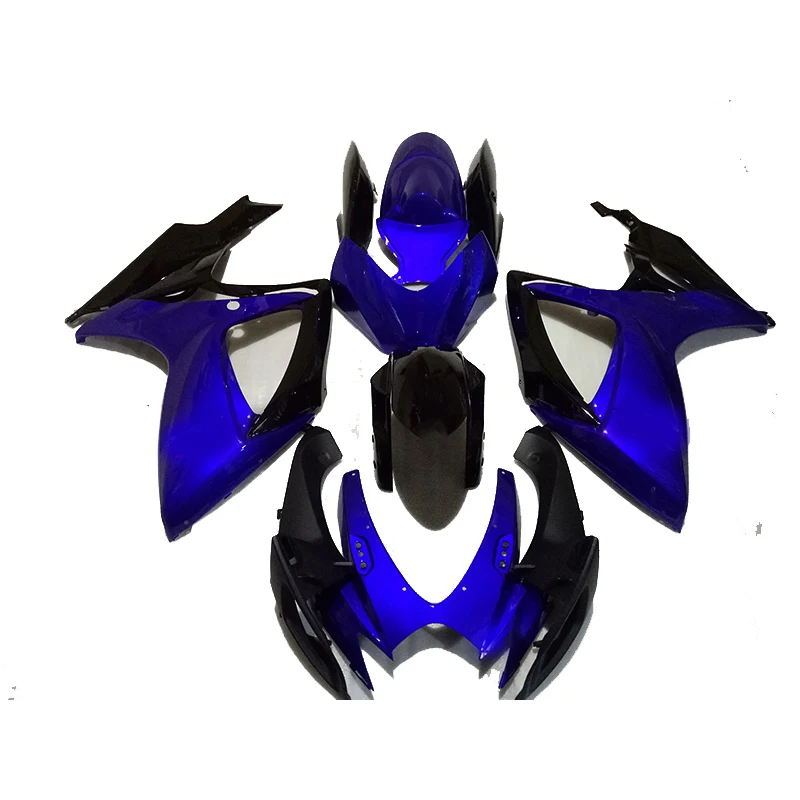 

Новый комплект обтекателей под заказ для SUZUKI GSXR 600 750 2006 2007, черные и синие обтекатели GSXR600 GSXR750 06 07 PL288
