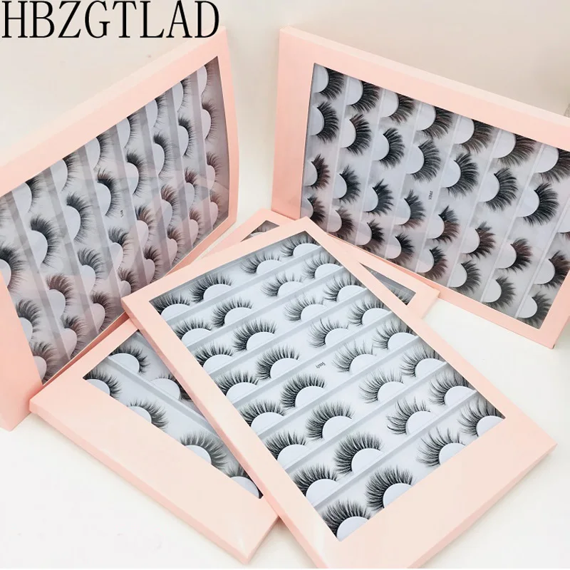 Новинка; 1/16/18 пар норковые ресницы 3D накладные ресницы толстые перекрестными Макияж ресницы для наращивания, натуральные объемный Мягкий Поддельные ресницы