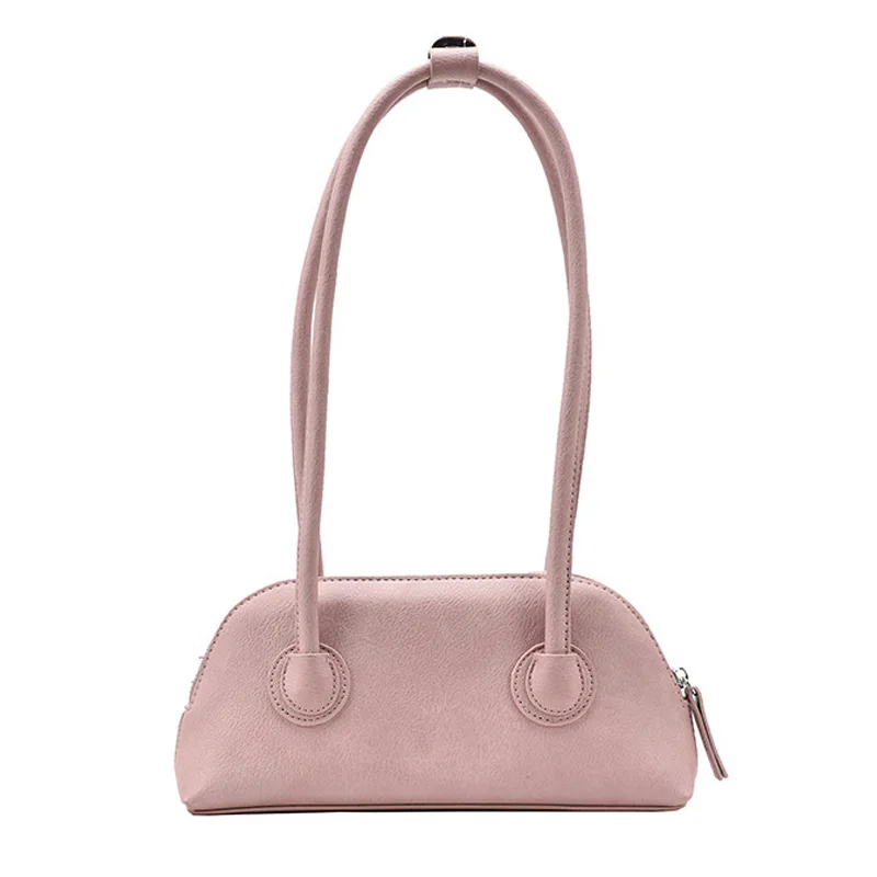 

Simple Design Small PU Leather Shoulder Bags For Women 2021 Fashion Trend Women's Brand Totes Handbags and Purses Lady Hand Bags