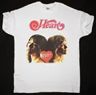 Белая футболка с изображением сердца лодки снов Энни 1975, в стиле HARD ROCK POP, Энн Уилсон