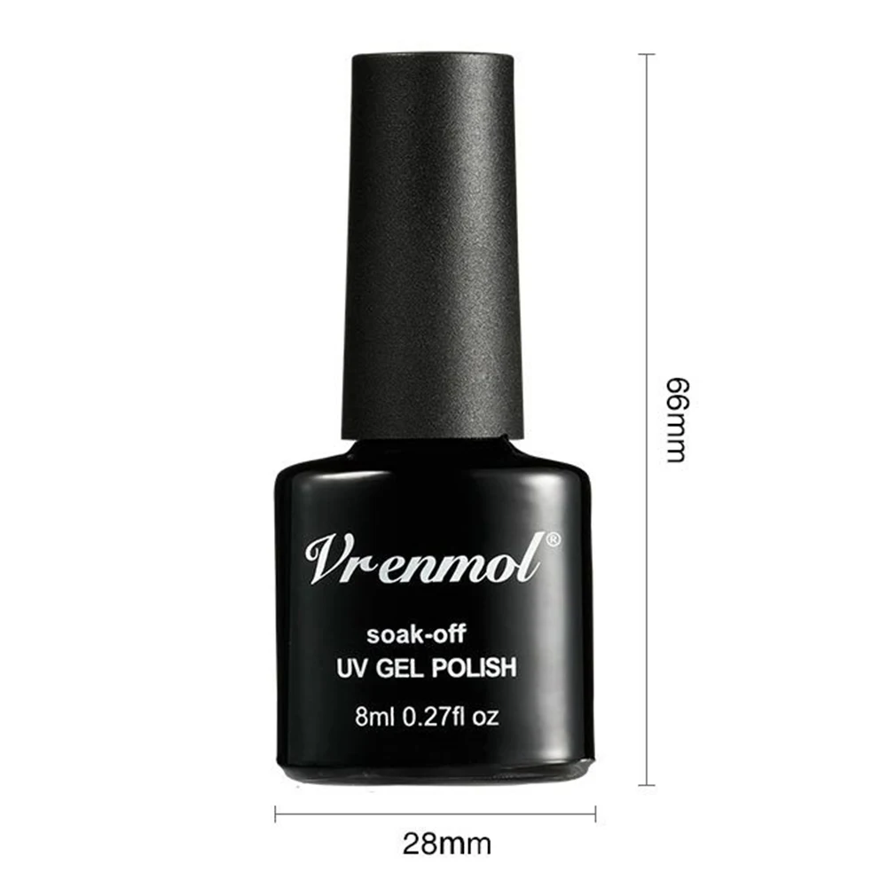 1Pc Glitter Gel Polish Soak Off UV LED Nail Art Varnish Shining Long Lasting Base Suitable to apply on UV gel nails, acrylic