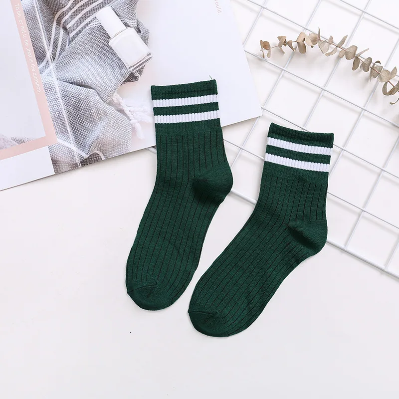 Women Cotton Socks Striped Fashion Winter New | Женская одежда