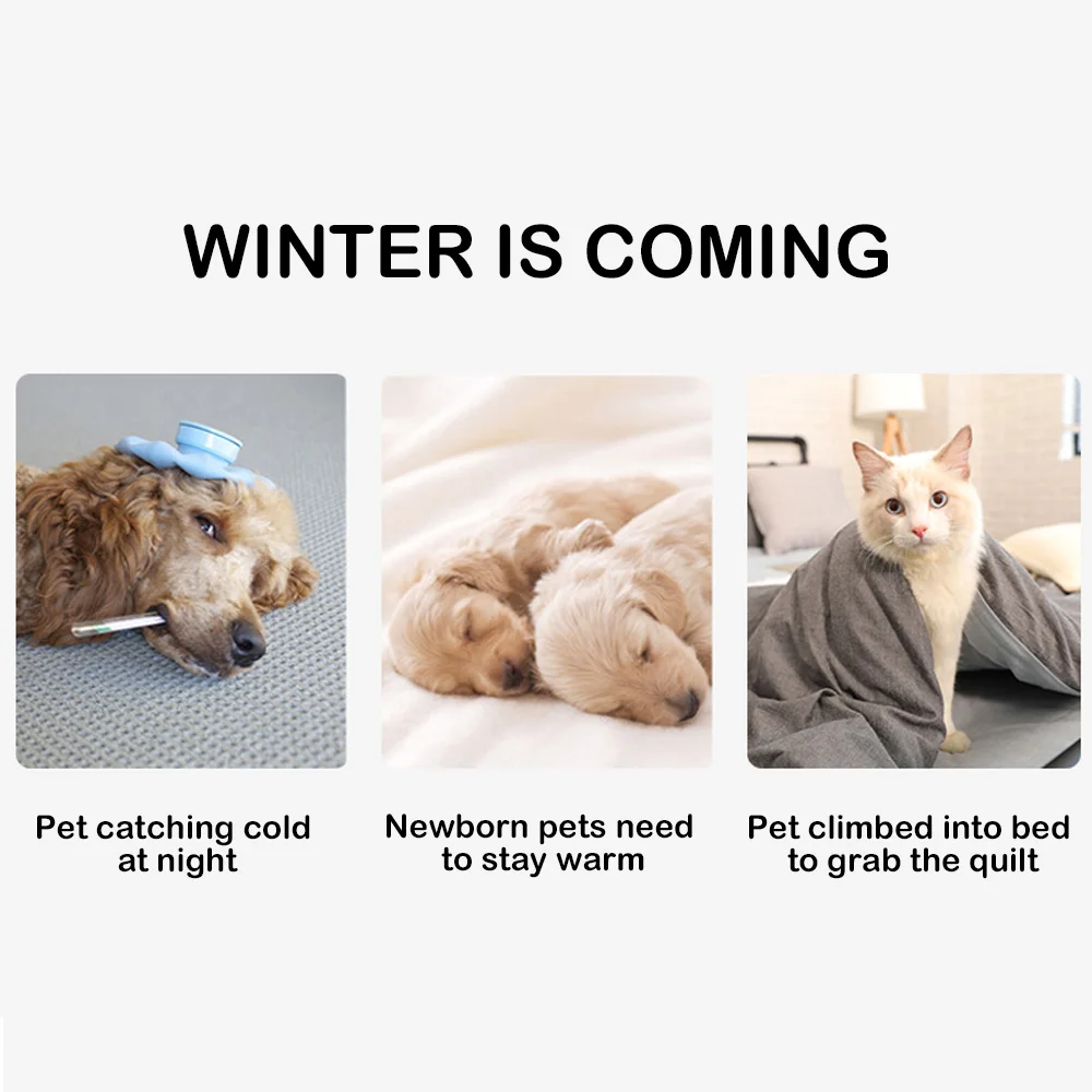 Зимняя одежда для собак маленьких кровать из мягкого плюша Теплая подушка