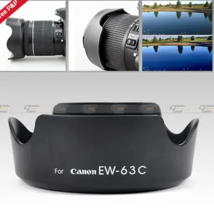 

Камера светозащитная бленда объектива для Canon EW63C EF-S фирменнй переходник для объектива Canon 18-55 мм f/3,5-5,6 IS STM