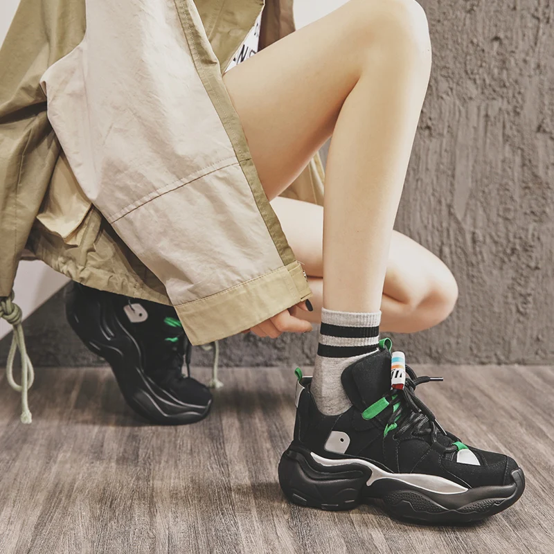 RASMEUP коллекция 2019 года модные брендовые стильные зимние женские кроссовки из